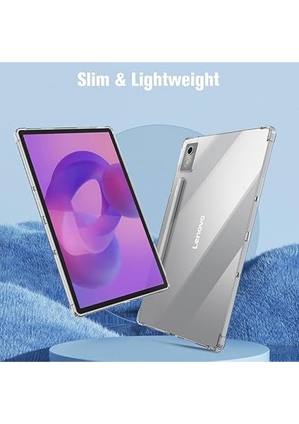 Lenovo Idea Tab Pro 12,7 Inç 2025 (TB-373FU/ TB-375FC) Için Kılıf, Şeffaf Yumuşak Tpu Kılıf, Darbeye Dayanıklı, Çizilmez Kapak, Şeffaf fırsatları