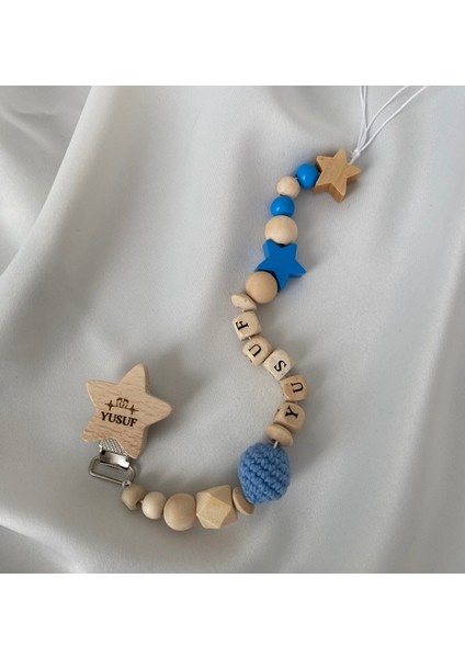 Isimli Emzik Zinciri – Doğal Ahşap Emzik Askısı – El Yapımı Bebek Hediyesi indirimleri