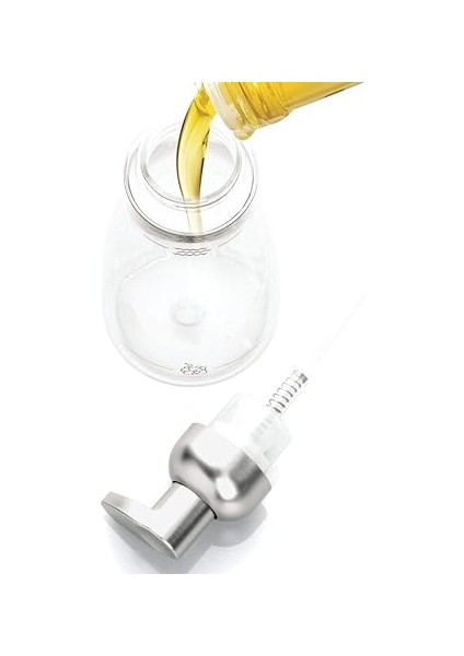 Köpüklü Sabunluk, Mutfak, Banyo, Lavabo, Makyaj Aynası Için 1 Adet, Şeffaf/fırçalanmış Nikel indirimleri