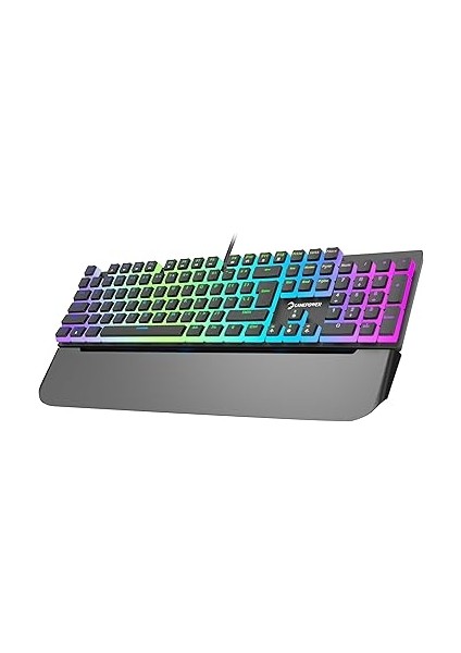 Suki Mekanik Kırmızı Switch Puding Keycaps Türkçe Q 104 Tuş USB Gaming Klavye fiyatları