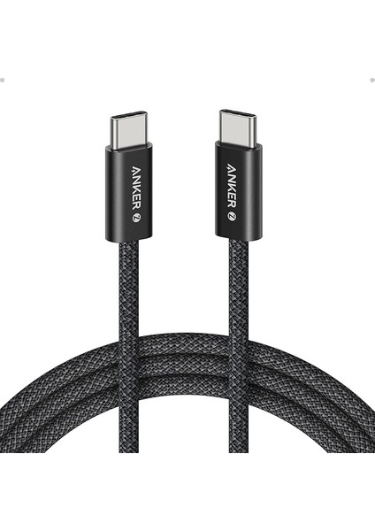 Zolo Usb-C To Usb-C Örgülü Kablo (1 M, 240W) - Siyah - A8060