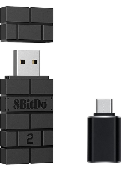 Wireless 8 Bit USB Adapter 2 With Otg Adapter Accessory Compatible With OLED Switch/ns Switch/ps5/ps4/pc/raspberry Pi