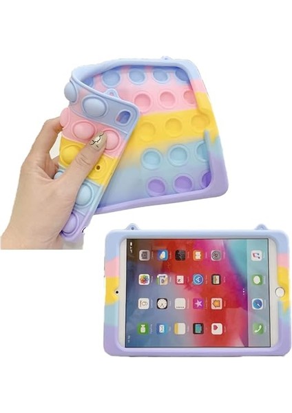 Pad X9 / X8 Pro 11.5 Inç Kılıf Cute Dolls Standlı Eğlenceli 3D Karekterli Çocuk Kılıfı (Düz X8 Değildir) Mavi modelleri