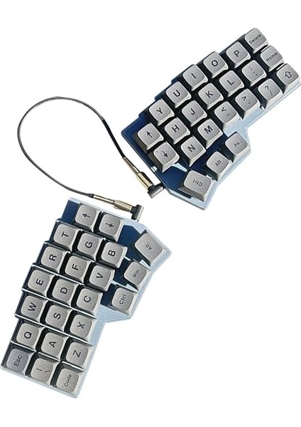 Hot Swap ile Kablolu Ergonomik Bölünmüş Klavye - Pc Oyun Klavyesi Için Sol Sağ El Desteği modelleri