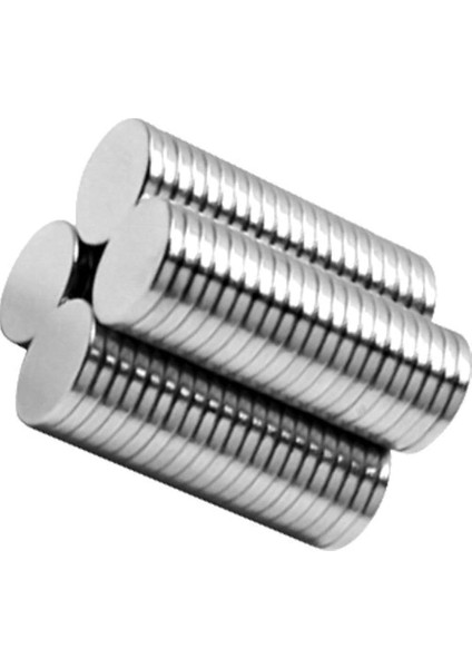 Magnet Güçlü Neodyum Mıknatıs (10 mm x 1 Mm) 25 Adet