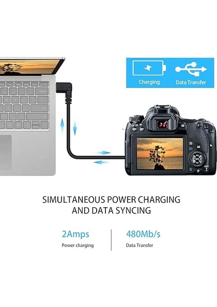 Mini USB Kablosu (26 Cm), 90 Derece USB 3.1 Tip C Fiş, Mini USB Fiş, Dijital Kamera, Mp3 Çalar ve Diğer Mini USB Cihazları Için Kablo indirimleri