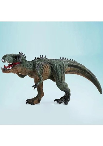 Store T-Rex Süper Gerçekçi Dinazor Trex Figür 30 cm Kapanıp Açılabilen Ağız Hediye Oyuncak Dinozor, Çok Renkli fırsatları