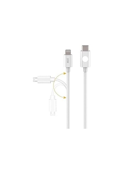 Type-C (Usb-C) To Lightning Şarj Kablosu 20W Data Transfer ve Hızlı Şarj Kablosu 2 Metre Beyaz iPhone 14/13/12/11 Pro Max Mini X/xr/xs/x/8/7/6/6s/se Plus Serileriyle Uyumlu Pd IPHONE fiyatları