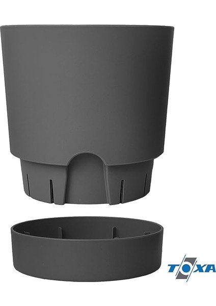 2 Adet Begonya Saksı Tabaklı Drenajlı Mat Plastik Çiçek Saksısı (Karışık 1, 9 Litre) fırsatları