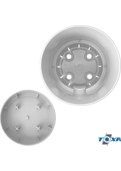 2 Adet Begonya Saksı Tabaklı Drenajlı Mat Plastik Çiçek Saksısı (Karışık 1, 9 Litre) indirimleri