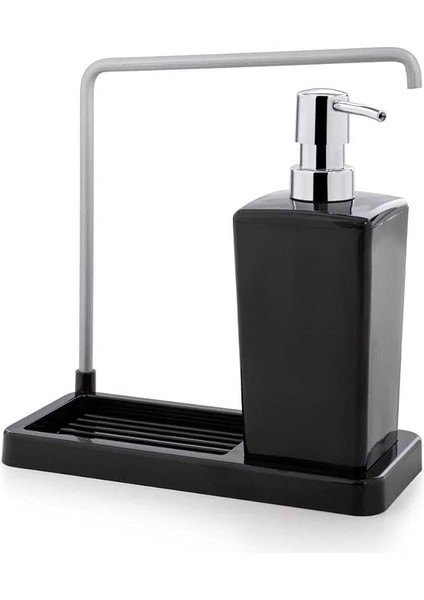 Luna Mutfak Sıvı Sabunluk, Siyah
