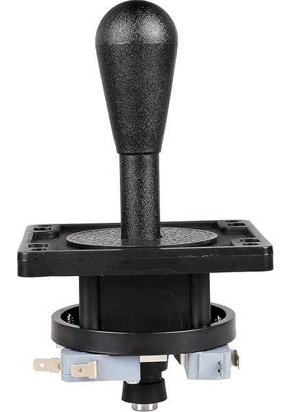 Starts Amerikan Tarzı Arcade Yarışması 2pin Joystick Siyah Değiştirilebilir 8 Yollu Çalışma, Eliptik Siyah Kol, Hassas 8 Yollu 187 "(4.8mm) Terminal modelleri