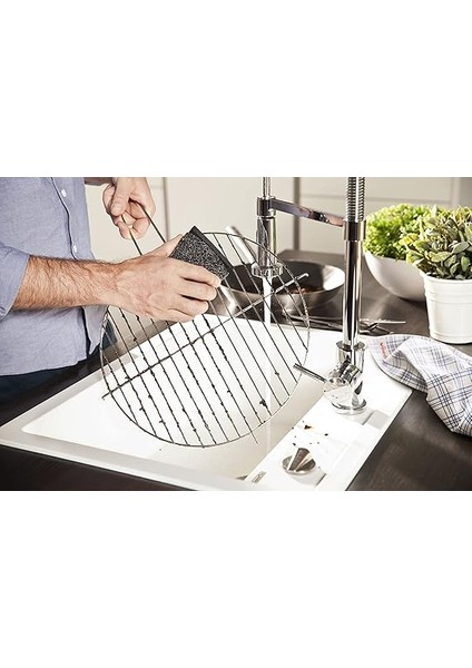 Glitzi Power Pad Inox, Ekstra Kaliteli, Pas Tutmaz, Zorlu Lekeleri Söker, 2'li Paket modelleri