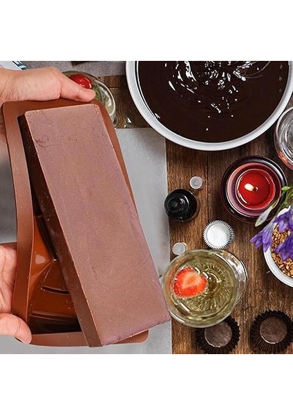 Home Dubai Çikolatası Kalıbı, Silikon Çikolata Kalıbı, Kadayıflı ve Çıtır Çikolatalar Için Kolay Çıkarma Kalıp, Esnek ve Dayanıklı Mutfak Aksesuarı (1 Adet) fırsatları