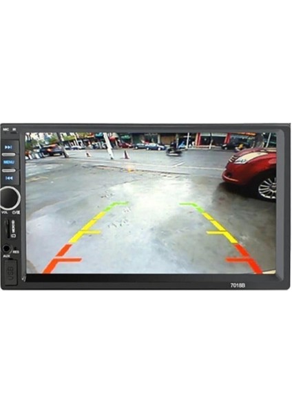 Group (7870) Araba Geri Görüş Kamerası 8 Ir Ledli Gece Görüşlü Çift Aparatlı Mesafe Çizgili ile Uyumlu modelleri