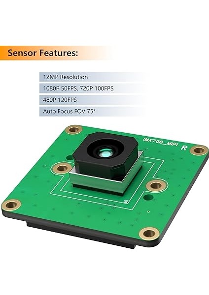 Ahududu Pi Uyumlu Pi Kamera V3 Için IMX708 Kamera Modülleri (CAM-IMX708AF) indirimleri