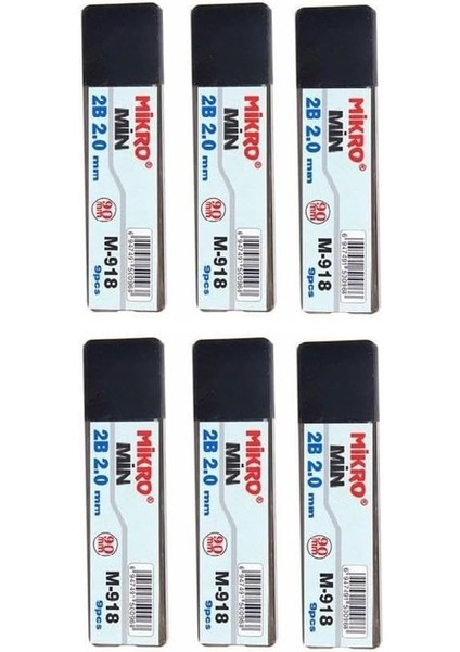 Ucu 2.0mm 2b Mikro 2b Kalem Ucu 2mm Siyah 6 Adet modelleri