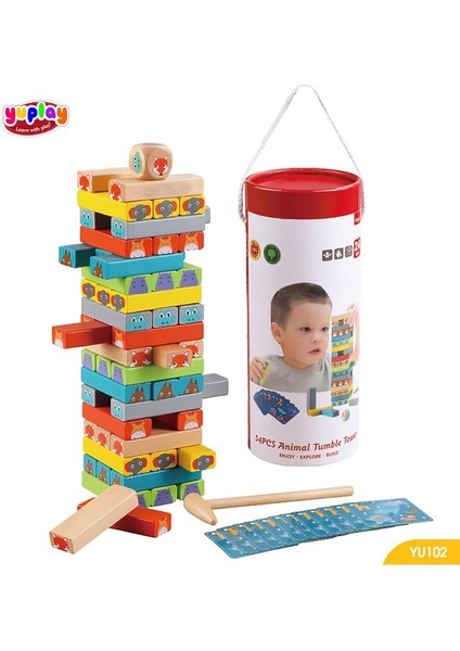 Learn With Play! 54 Parça Hayvan Kulesi