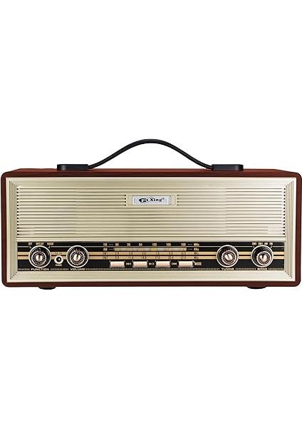 Midi Boy Retro Radyo Bluetooth Destekli Taşınabilir Radyo - Fm/am/sw Frekans, Usb/tf Kart Girişli, 2X8W Hoparlör, Şarjlı ve Kablolu Kullanım 35CM x 14CM PX-630BT (PX-630BT - Kahverengi) fiyatları