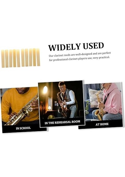 20 Adet Klarnet Üflemeli Çalgı Kamışları Nefesli Sazlar Obua Enstrümanı Pembe Kabarık Topuklu Kamış Değiştirme Enstrüman Kamış Dayanıklı Kamış Doğal Aksesuarlar Saksafon indirimleri