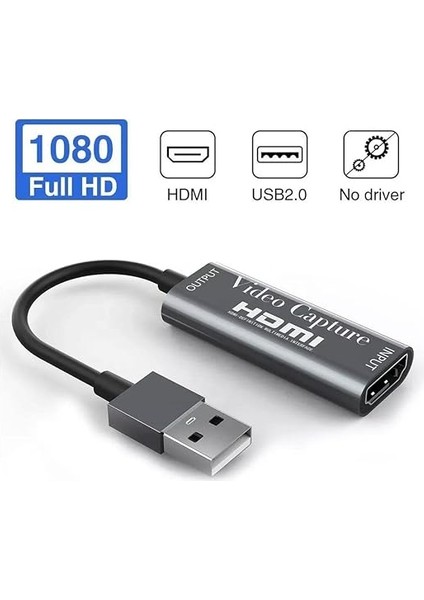 HDMI 1080P 4K 30Hz Video Capture Görüntü Yakalama Kartı (Usb 2.0 Girişli) indirimleri