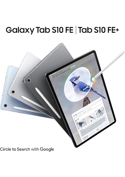 Galaxy Tab S10 Fe, Wi-Fi Android Tablet, 8gb Ram, 128GB Depolama, 10.9 Inç, 90Hz Ekran, S Pen Dahil, IP68, 8000MAH Batarya, Gri (Samsung Türkiye Garantili) fiyatları