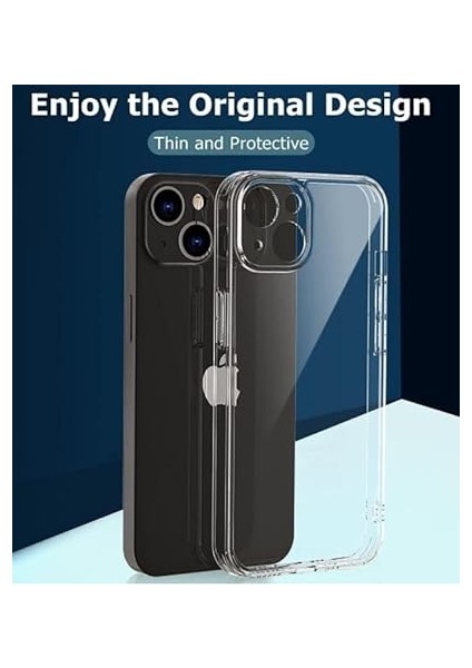 Trend iPhone 13 ile Uyumlu Şeffaf Kılıf, Kamera Korumalı 13 (6.1'') Şeffaf Silikon Kılıf, Kamera Koruyuculu iPhone 13 Kılıfı fiyatları