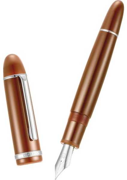 Gönder Jinhao X159 Dolma Kalem (Kahve Krom, Medium Uç)