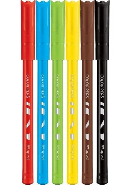 845723 Color Peps Ocean 6 Renk Keçeli Kalem fiyatları