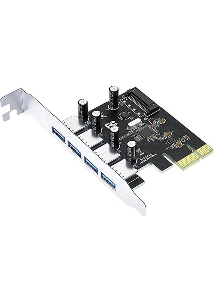 Pcı-E Express 4 Portlu USB 3.0 Hub Çoklayıcı Kart