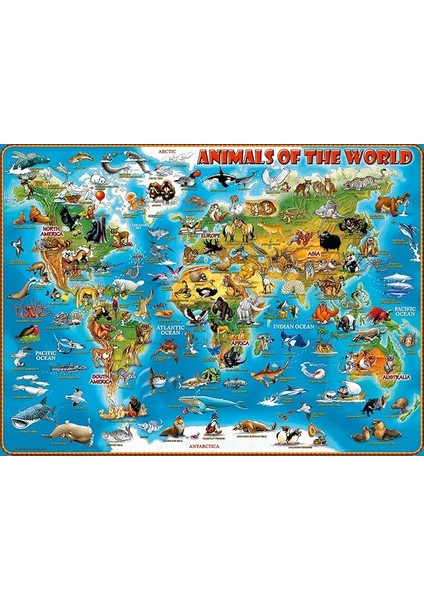 13257 300P Puz Hayvanlı Dünya