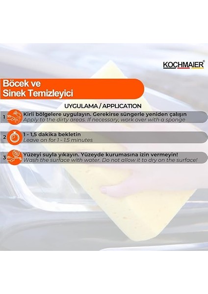 Sinek ve Böcek Temizleyici - Bug - Tar Remover (1 Litre) indirimleri