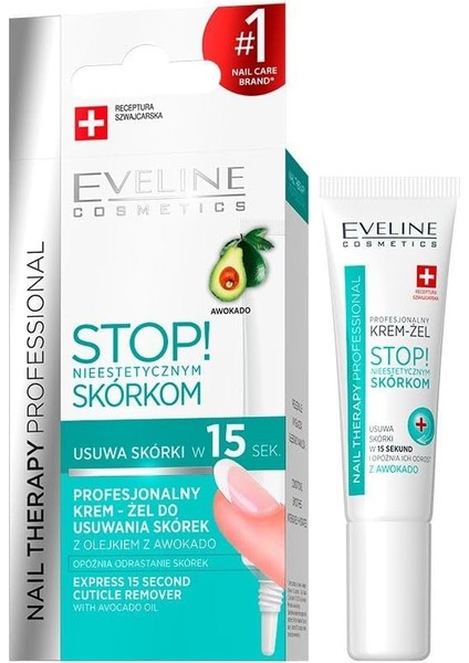 Cosmetics 15 Saniyede Tırnak Eti (Kütikil) Giderici Bakım Jeli 12 ml