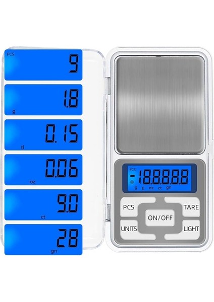 Plus PX-MH500 0.1G-500GR Taşınabilir Dijital Hassas Terazi, Pilli Mutfak Terazisi, Taşınabilir Terazi, Mutfak Tartısı