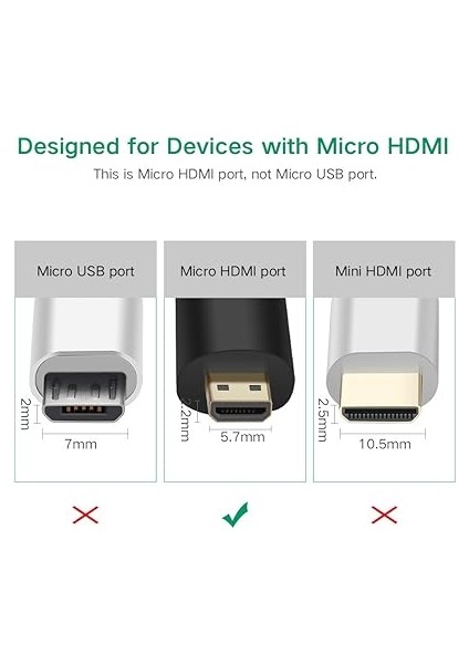 Micro HDMI To HDMI Dönüştürücü Adaptör fiyatları
