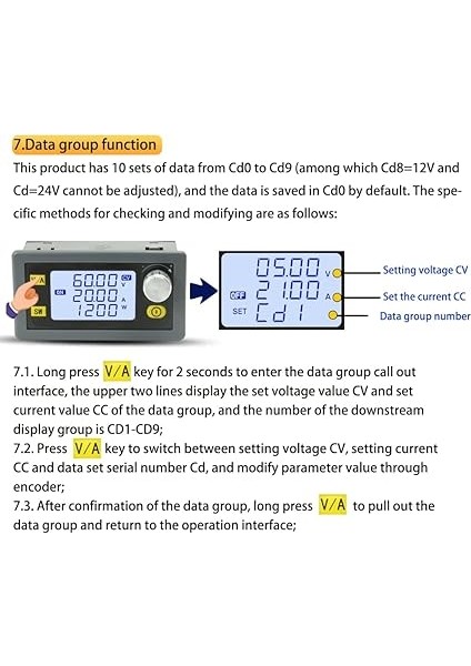 Ekran Cnc Ayarlanabilir Doğru Akım Stabilize Gerilim Güç Kaynakları Sabit Gerilim ve Sabit Akım 20A 1200W Düşürme Modülü Çok Renkli 6020L Ekran+Kablo fırsatları