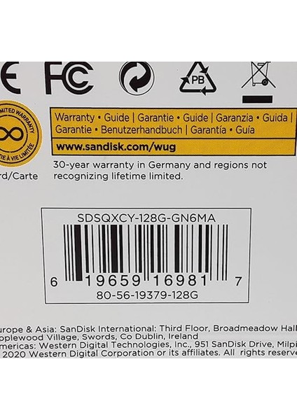 Extreme Pro 128 GB Microsdxc Hafıza Kartı SDSQXCY-128G-GN6MA, 170 Mb/sn'e Kadar indirimleri