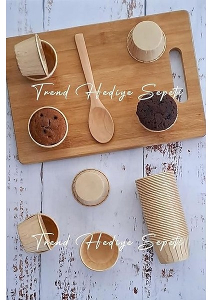 Mini Boy Kraft Muffin Cupcake Kalıbı 45X35 mm Kek Kalıbı, Safari Konsept, Airfryer Uyumlu fiyatları