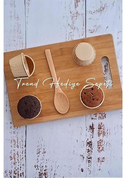 Mini Boy Kraft Muffin Cupcake Kalıbı 45X35 mm Kek Kalıbı, Safari Konsept, Airfryer Uyumlu modelleri