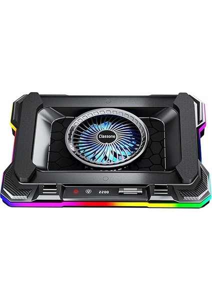 GT100 Gaming Laptop Sogutucu 2200RPM, Rgb Işıklı, LED Display Notebook Soğutucu Stand fiyatları