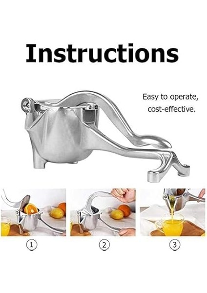 Manuel Katı Meyve Sıkacağı, Ağır Hizmet Tipi Tek Presli Limon Sıkacağı Premium Kalite Metal Alüminyum Alaşımlı El Sıkacağı Elma, Portakal, Üzüm, Greyfurt Için Meyve Sıkacağı modelleri