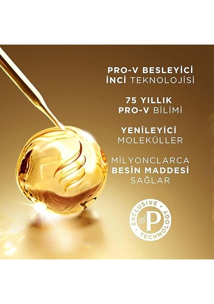 Pro-V Miracles Molecular Bond Repair Yoğun Uygulama Kürü Pro-V Besleyici Inci ile 150 ml indirimleri