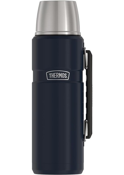 Paslanmaz King SK2020 Vakum Yalıtımlı Içecek Şişesi, 75 Oz, Mat Mavi