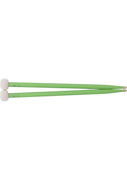 2pcs Drum Mallet Seti Akçaağaç -Gang Değil -Timpani ve Trampet Davulları Için Yumuşak Perküsyon Akçaağaç Seti 2 Için Enstrüman Aksesuarları (Green)