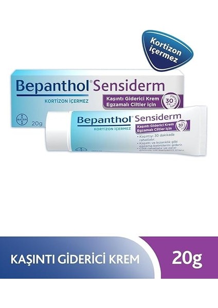 Sensiderm Kaşıntı Giderici Krem 20G indirimleri
