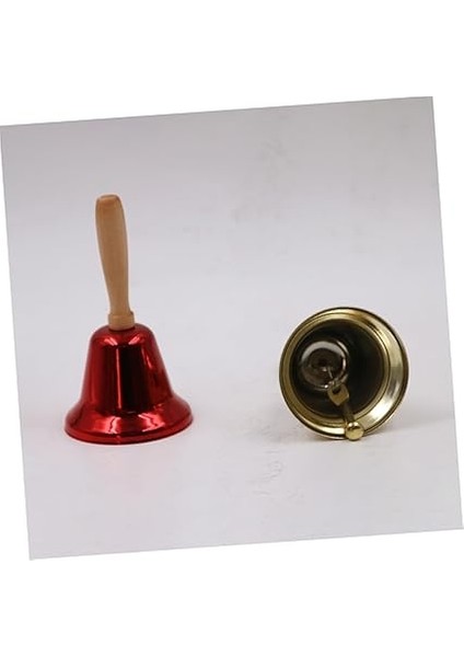 Metal Döşeme 2 Adet Ahşap Saplı Kilise Zilleri Vintage El Zili Ahşap El Zili Oyun Zili Pirinç El Zili Okul El Zili El Okul Zili Yemek Masası Çocuk Ahşap El Çanlar fiyatları