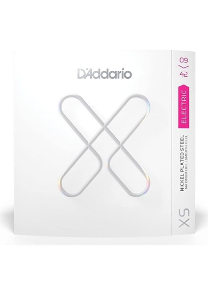 XSE0942, 09-42 Super Light, Xs Nikel Kaplamalı Gitar Telleri Elektro Gitar Için