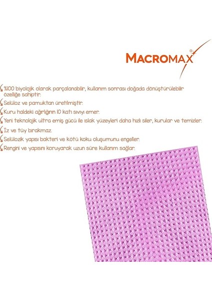 Ultra Sünger Bez 3'lü Paket, Ağırlığının 10 Katı Su Emen Yüksek Performanslı Mutfak Bezi modelleri