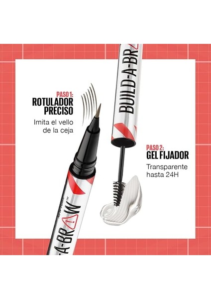 New York Build A Brow 2in1 Kaş Kalemi ve Jeli Soft Brown fırsatları