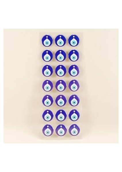 Vitrini Nazar Boncuğu Sticker 21 Adet 1.8 cm x 1.9 cm